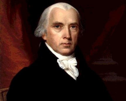Madison: Father of the U.S. Constitution James Madison's presidential portrait, by John Vanderlyn in 1816.